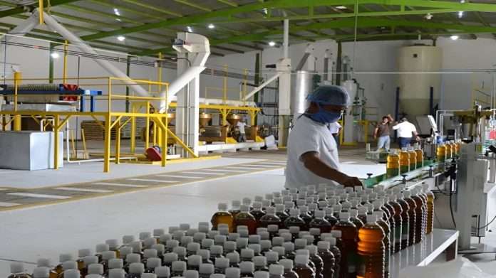 Avance del 60% de la nueva planta de aceite vegetal